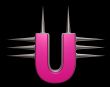 prickles letter u