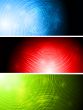 Bright vector banners collection