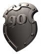 number on metal shield