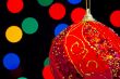 Red Christmas ball