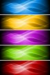 Set of vibrant banners