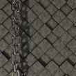 chain on stone background
