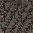 chains on stone background