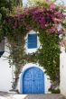 Blue doors and white wall of Sidi Bou Said, Tunisia