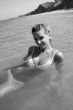 Sexual young girl Relaxing on a beach