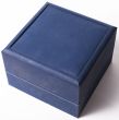 box of blue leather