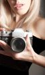 Sexy pretty photographer