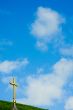 Church cross against the sky