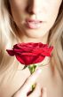 Woman with a rose