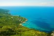 Sea landscape, townscape from above
