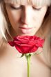 Woman with a rose
