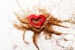 Red shiny heart
