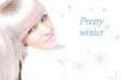 Beautiful winter blonde