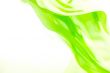 Beautiful background, flying green fabric