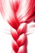 Red hair plaits