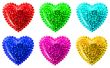 Set of color Heart Valentine