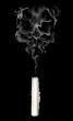 abstract smoke skull