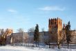 Ancient wall with towers