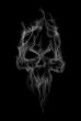 abstract smoke skull