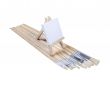 Easel and Canvas on Paintbrushes