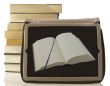 Book on tablet