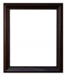 Black wood frame.