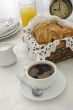 Morning cup of coffee with cakes