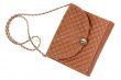 The brown woman`s handbag