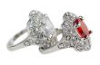 Two rings with stones