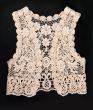 knitted vest of lace