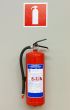 Red fire extinguisher