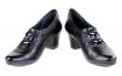 A pair of black women`s shoes