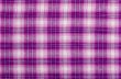 Purple cloth, checkered background