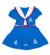 The dress for the girl with a sea motif