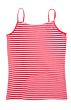 Front view of red stripped shirt