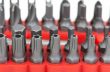 set of different sizes torx bits