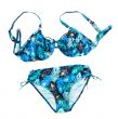 Flower print bikini.