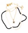 beads and chain with a pendant