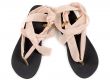 Pair of trendy summer female sandals