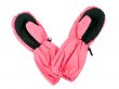 A pair of pink children`s gloves