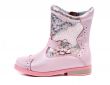 One children`s pink leather boots