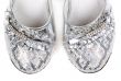 Children`s fancy shoes Close-up.
