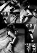 girl on different photos in lingerie