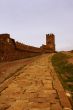 The road along the city wall.