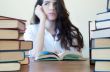 Pretty female student