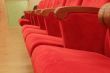 Background of red theatrical red chairs