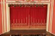 Theatrical red curtain 