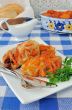 Stuffed cabbage stewed in tomato gravy