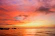 Sunset at Yucatan Peninsula Beach 
