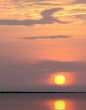 Sunset at a Yucatan Peninsula beach 